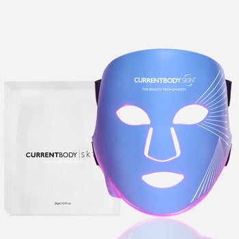 LED lichttherapie masker tegen puistjes en vlekken